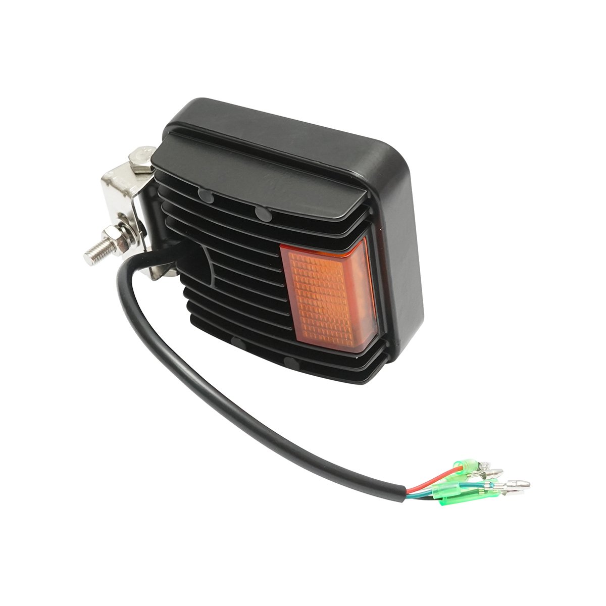 Proiector LED cu semnalizare 12-48V, 48W, 3 functii, carcasa aluminiu 110x110x42mm